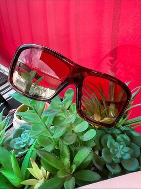 Brown Oversized Sunglasses - Oakley Foresake